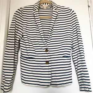 Super soft striped blazer